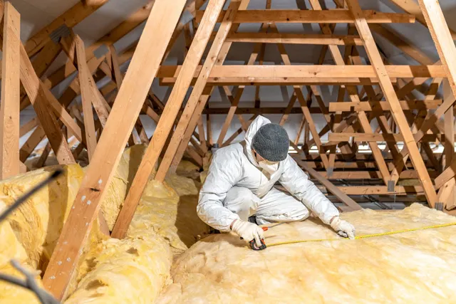 professional attic insulation removal and replacement in Plainview